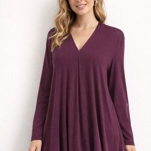 Chico's Deep Purple/Maroon Top